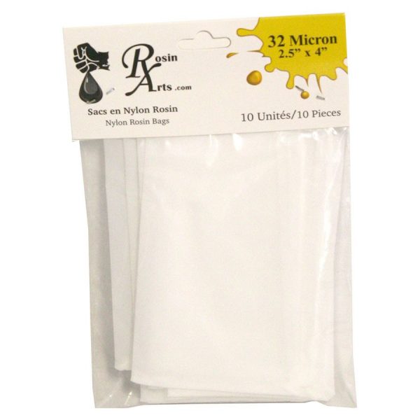 ROSIN ARTS NYLON ROSIN BAGS 2.5'' X 4'' 32 MICRONS
