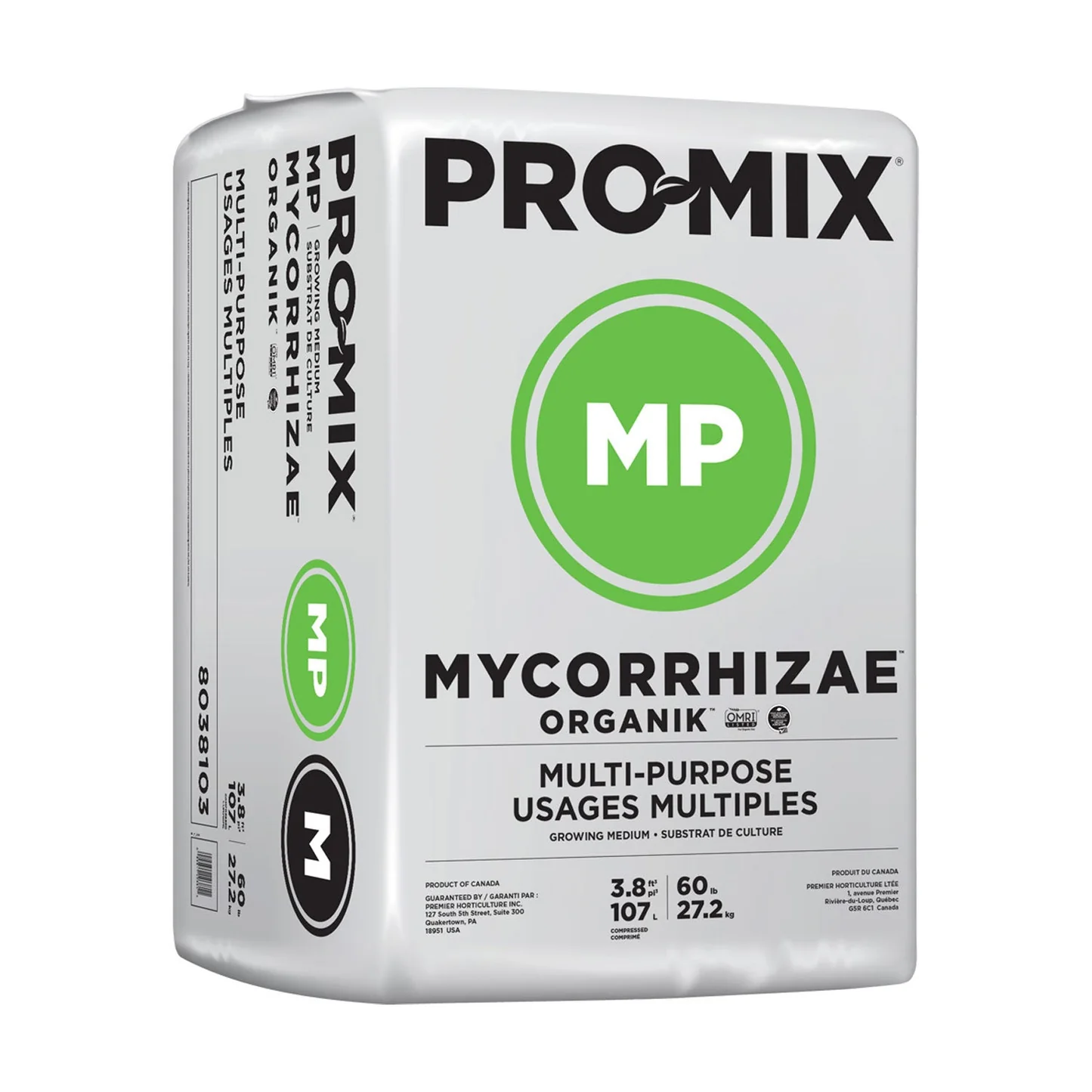 Pro-Mix Mycorrhizae Organik MP