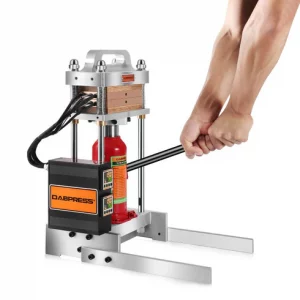 DABPRESS Commercial Rosin Press 12 Ton - 4x7" Anodized Heated Platens - 1,200 Watts, 4pc Heaters (Gently used)