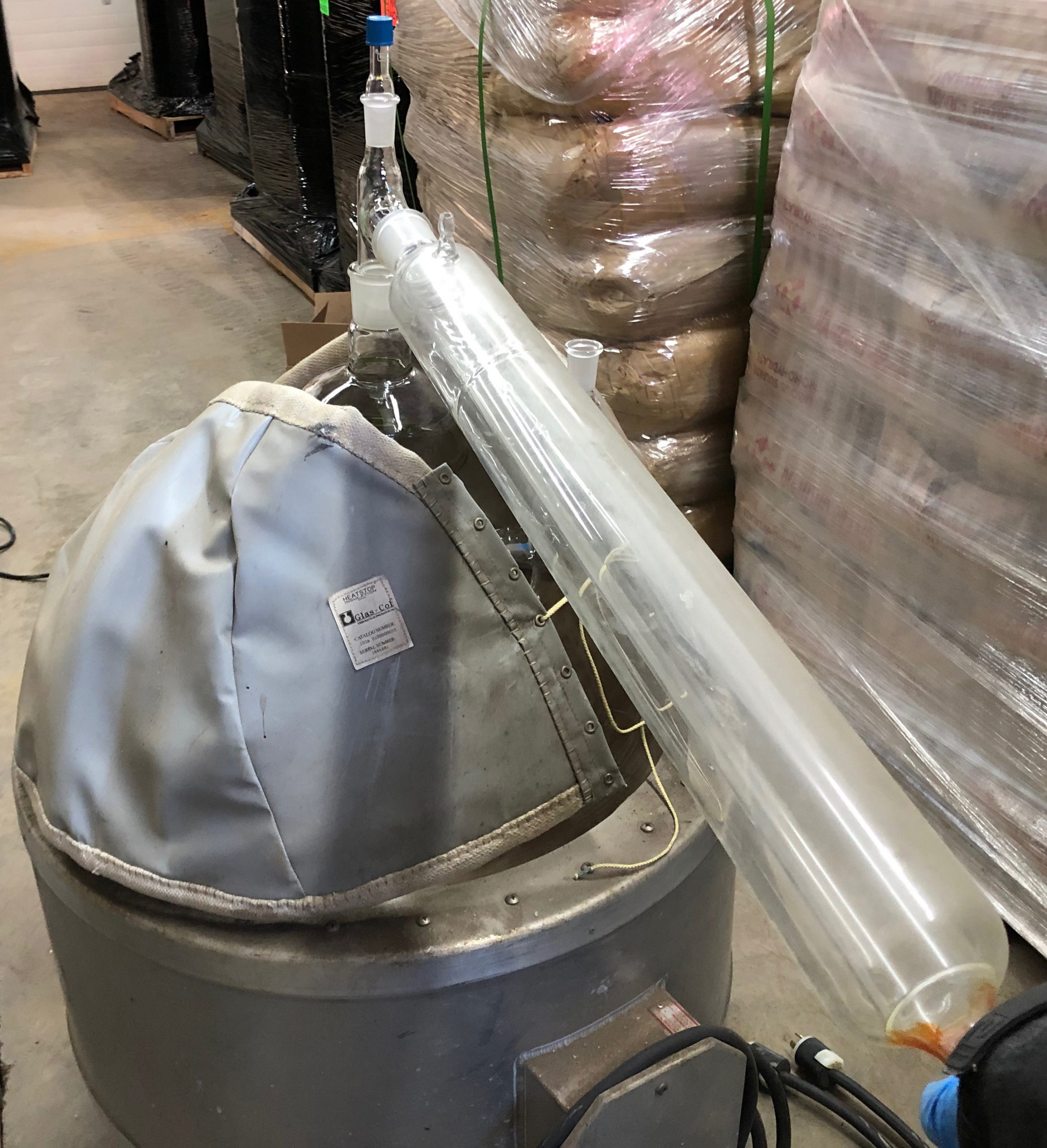 100L High Temp Complete Extraction system (Mantle, Flask, etc. -- Lightly USED) - Image 2