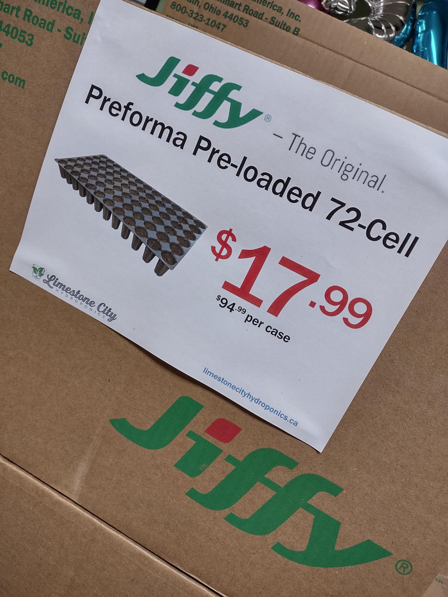Jiffy Preforma Plugs