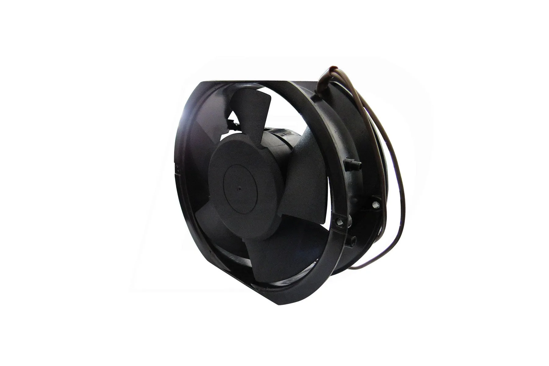 Etlin-Daniels Round AC Axial Fan – 35 Watts .45A 120V – 3000 RPM – 250 CFM – Ball Bearing – 6.4 Inch x 5.9 Inch