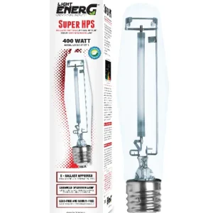 LightEnerG Super HPS bulb 400W Enhanced Spectrum SUPER HIGH PRESSURE SODIUM Grow & Flower Bulb HPS